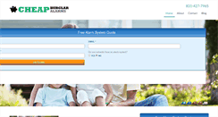 Desktop Screenshot of cheapburglaralarms.com